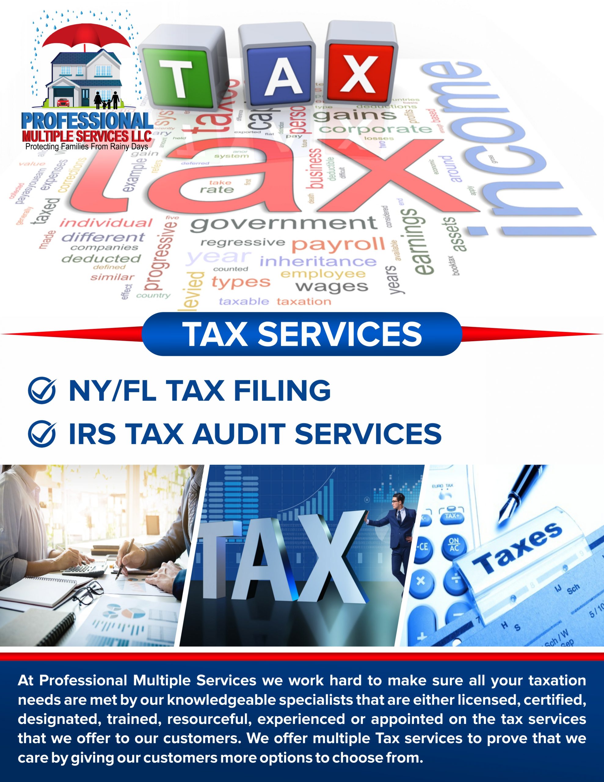 PMS TAX SERVICES FLYER FRONT