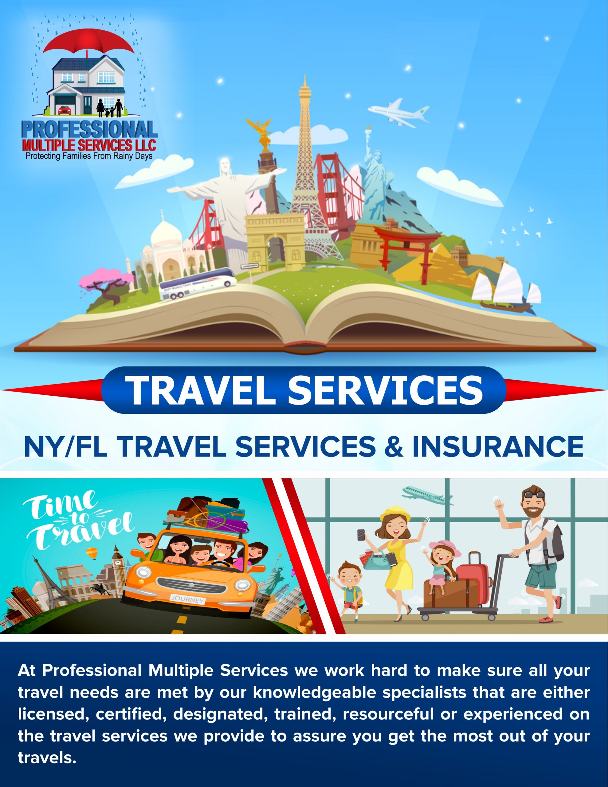 PMS TRAVEL SERVICES FLYER FRONT