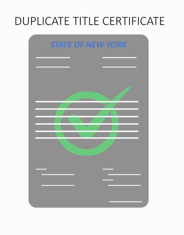 NYS Duplicate Title Request Service